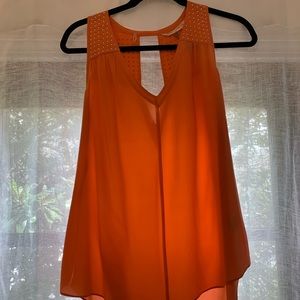 Parker orange too with gold beading